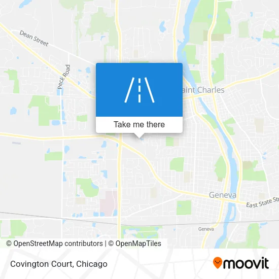 Covington Court map