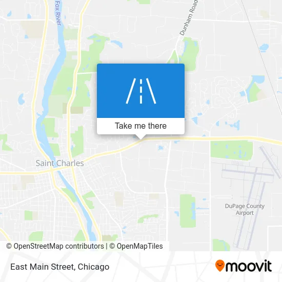 East Main Street map