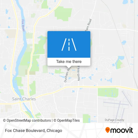 Fox Chase Boulevard map
