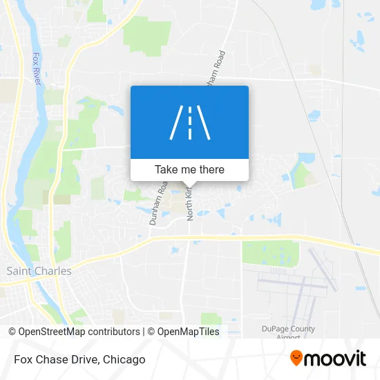 Fox Chase Drive map