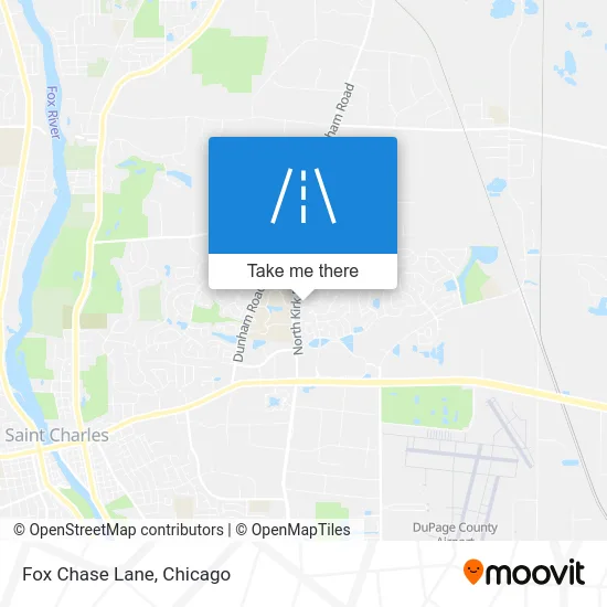 Fox Chase Lane map