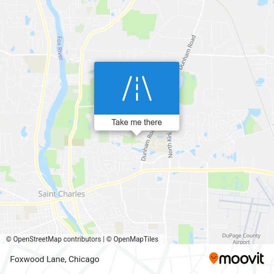 Foxwood Lane map