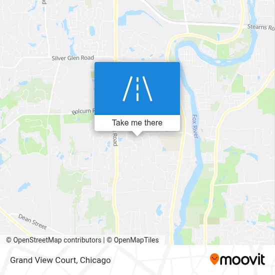 Grand View Court map