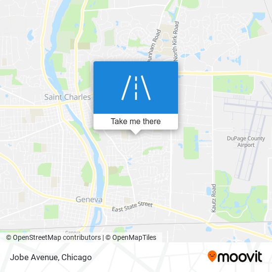 Jobe Avenue map