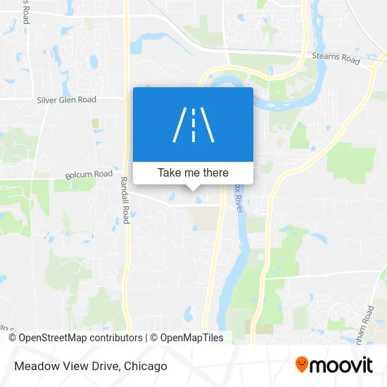 Meadow View Drive map