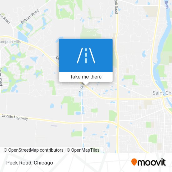 Mapa de Peck Road