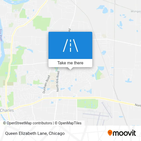 Queen Elizabeth Lane map