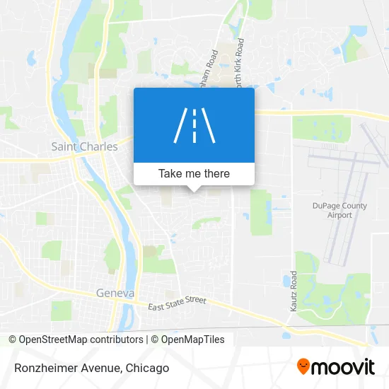 Ronzheimer Avenue map