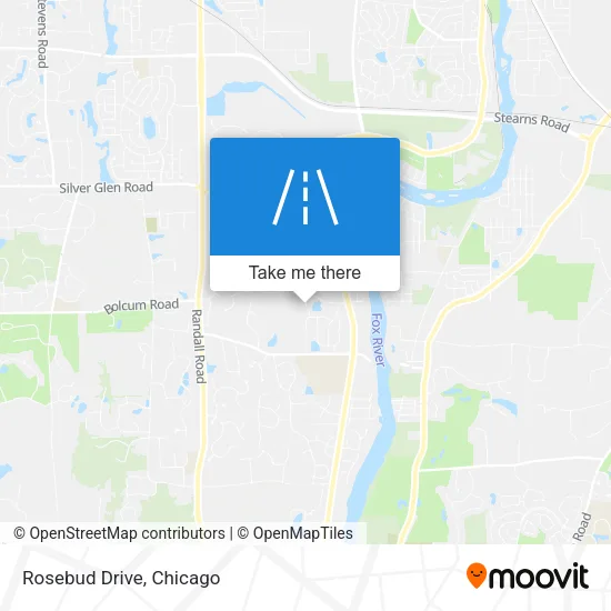 Rosebud Drive map