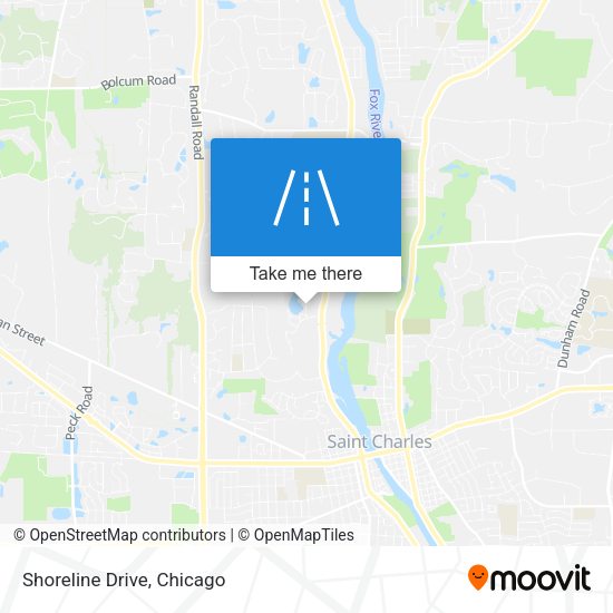 Mapa de Shoreline Drive