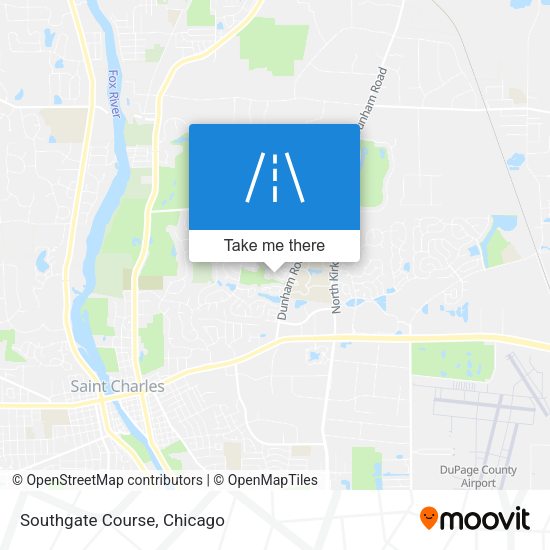 Southgate Course map