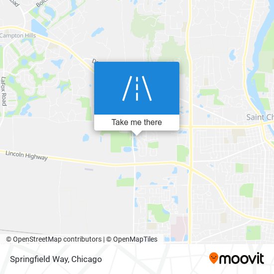 Springfield Way map