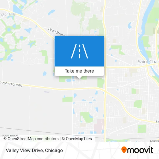 Valley View Drive map