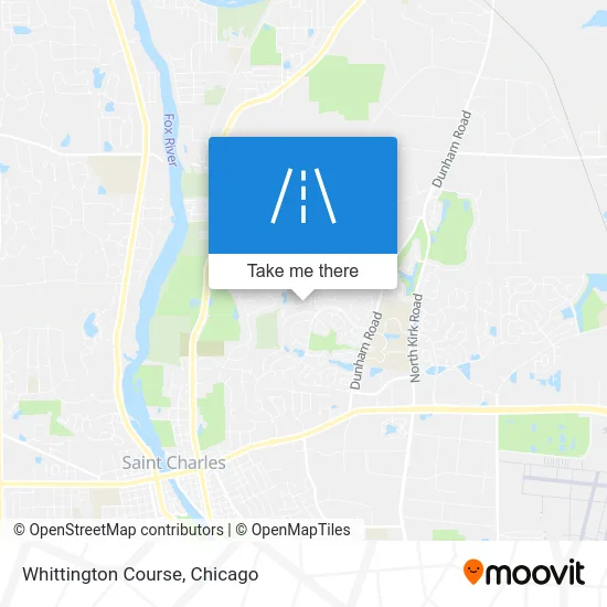 Whittington Course map
