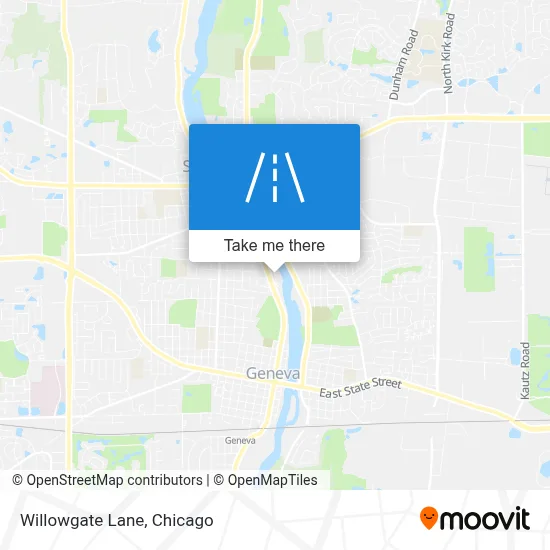 Willowgate Lane map