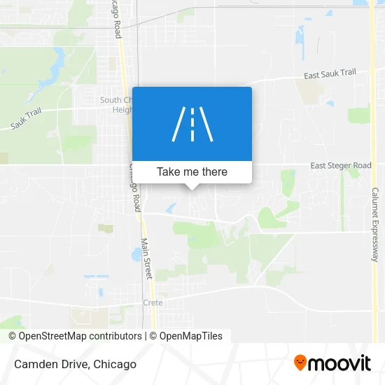 Camden Drive map