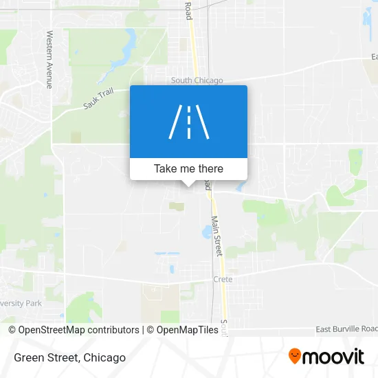 Green Street map