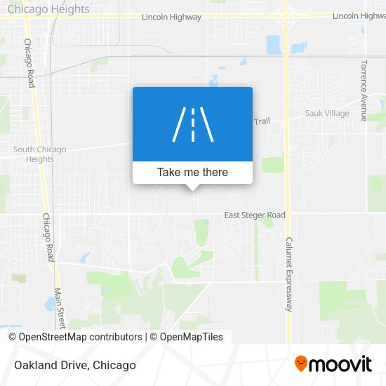 Mapa de Oakland Drive