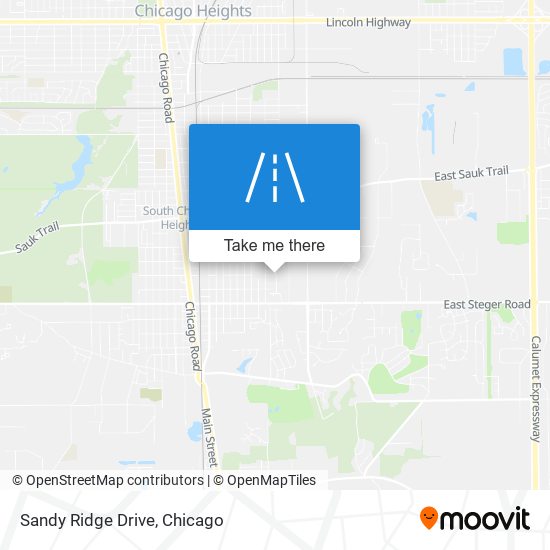 Sandy Ridge Drive map