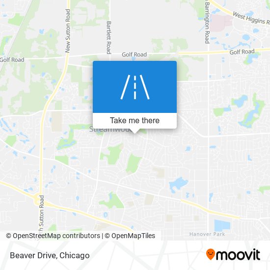 Beaver Drive map