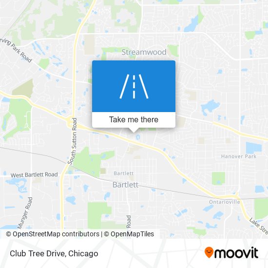 Club Tree Drive map