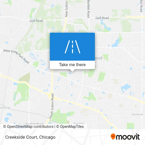Creekside Court map