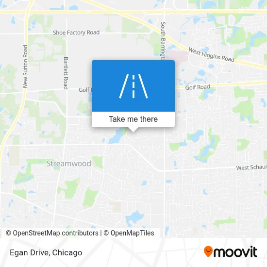 Egan Drive map