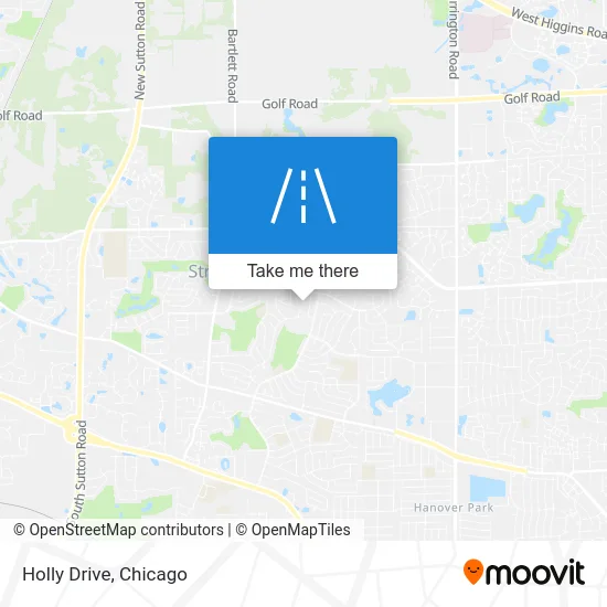 Holly Drive map