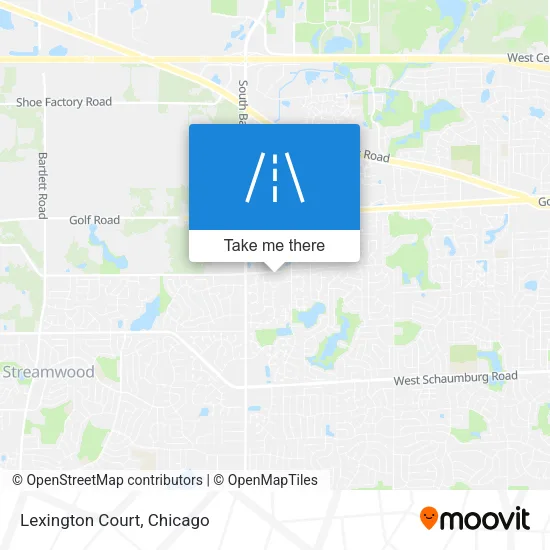 Mapa de Lexington Court