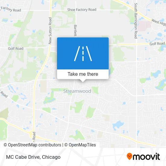 MC Cabe Drive map
