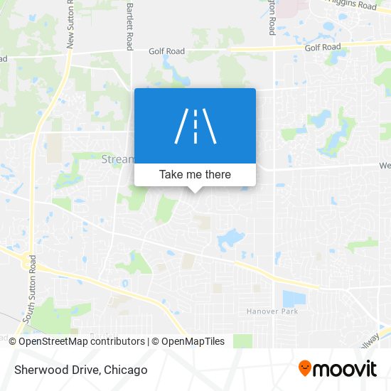 Sherwood Drive map