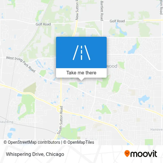 Whispering Drive map