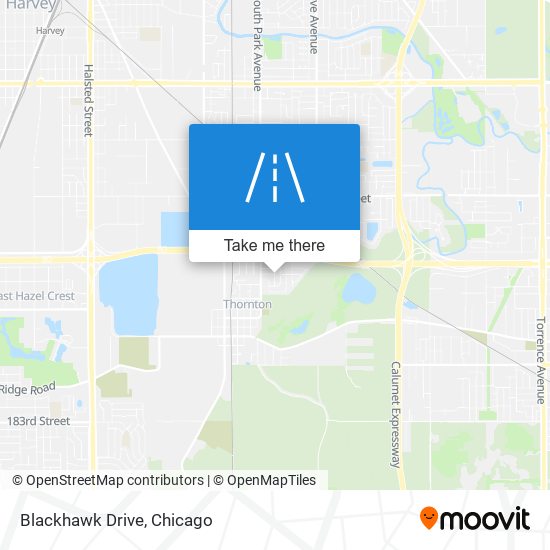 Blackhawk Drive map