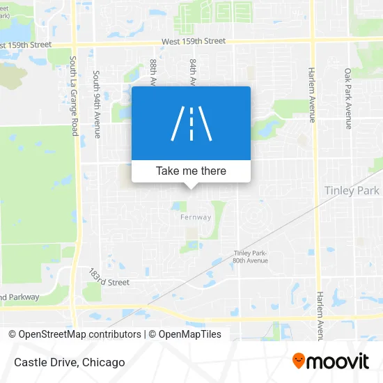 Castle Drive map
