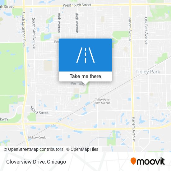 Cloverview Drive map