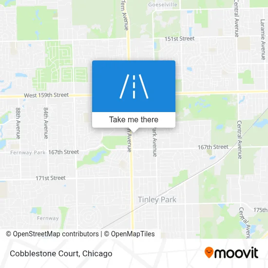 Cobblestone Court map