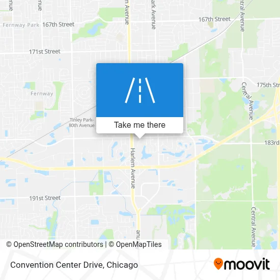 Convention Center Drive map