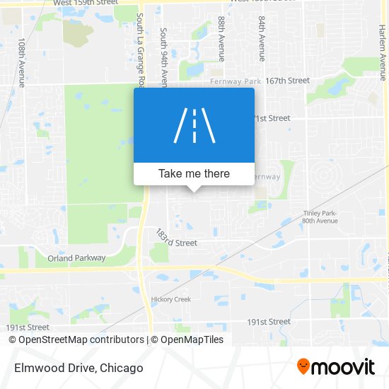 Elmwood Drive map