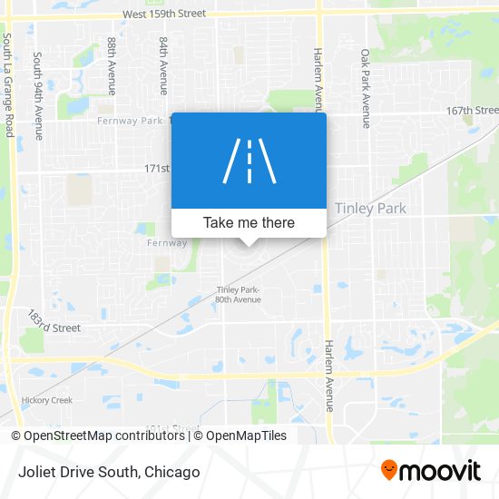 Mapa de Joliet Drive South