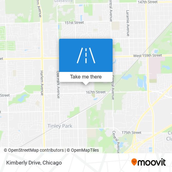 Kimberly Drive map