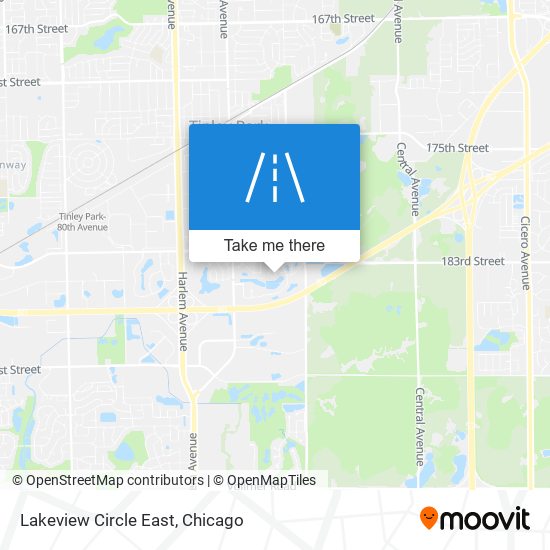 Lakeview Circle East map