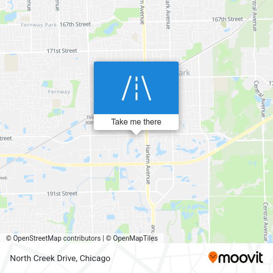 Mapa de North Creek Drive