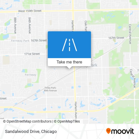 Sandalwood Drive map