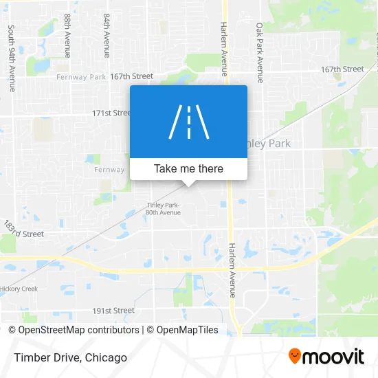 Timber Drive map