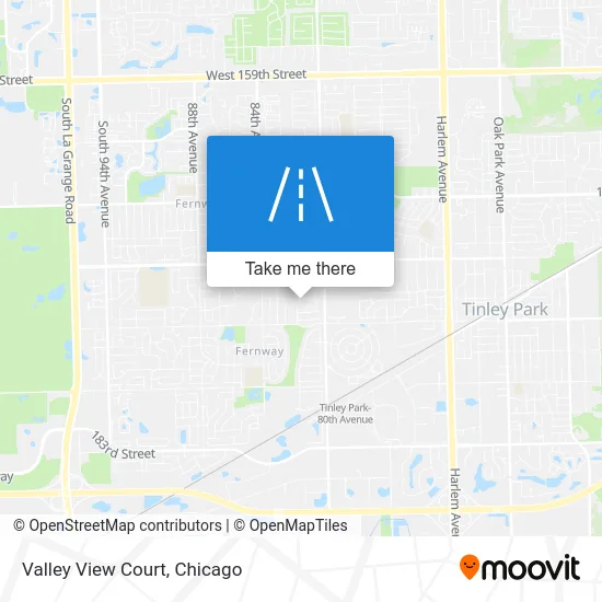 Valley View Court map