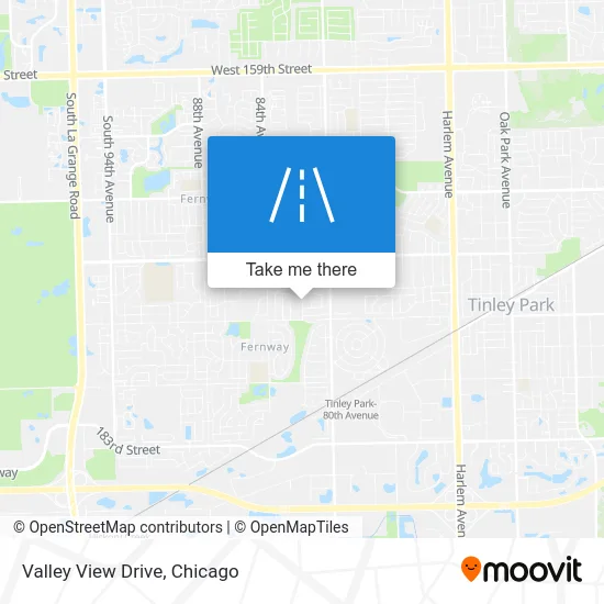 Valley View Drive map