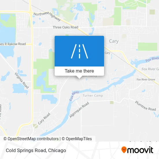 Cold Springs Road map
