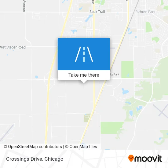 Crossings Drive map