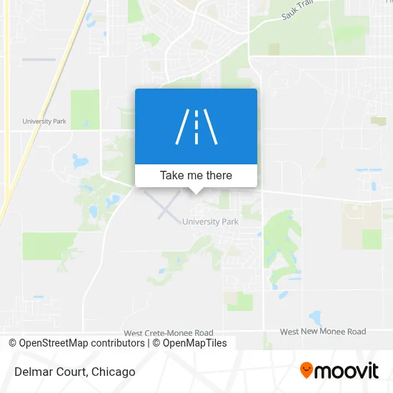 Delmar Court map