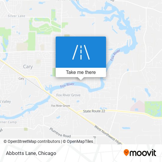 Mapa de Abbotts Lane